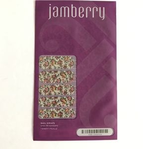 Jamberry Nail Wraps Full Sheet China Rose Floral